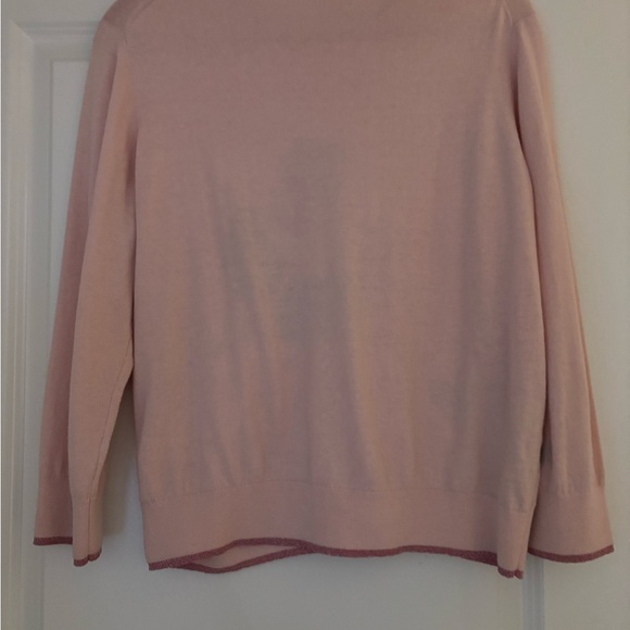 Kate Spade “live colorfully”Brooke Street Flower Sweater, Cameopink, SZ XL - Picture 5 of 5